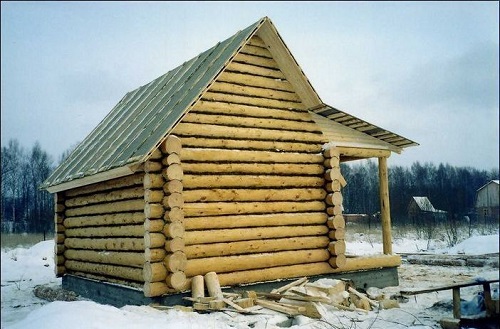 Рубленный фронтон