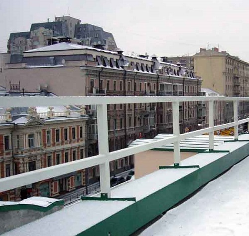 Ограждение кровли