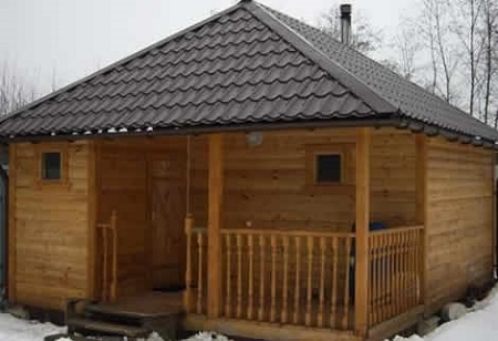 Кровельное покрытие бани