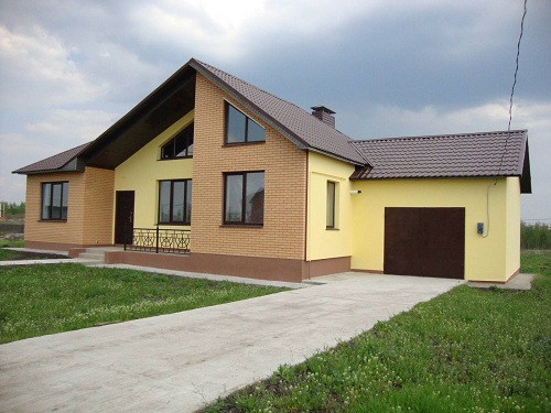 Кровля гаража, пристроенного к дому